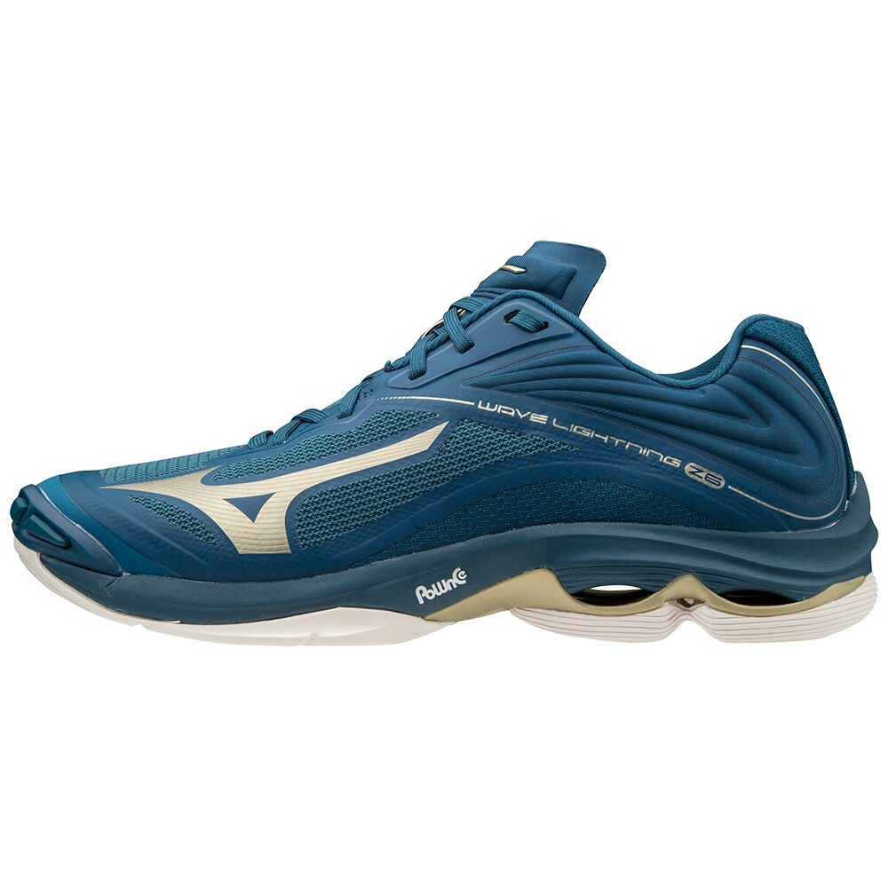 Zapatillas Voleibol Mizuno Wave Lightning Z6 Hombre Azules España QFTW-54187